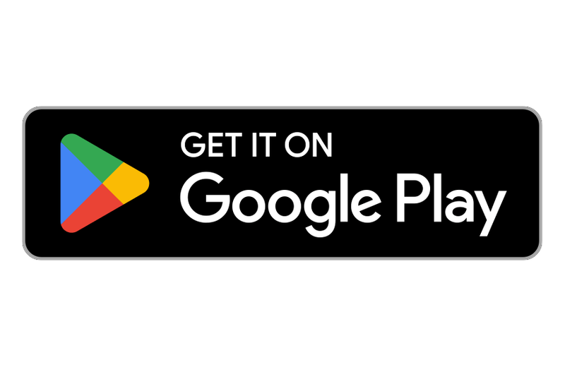 Get it on Google Play badge with Google Play logo on a black rounded rectangle background.
