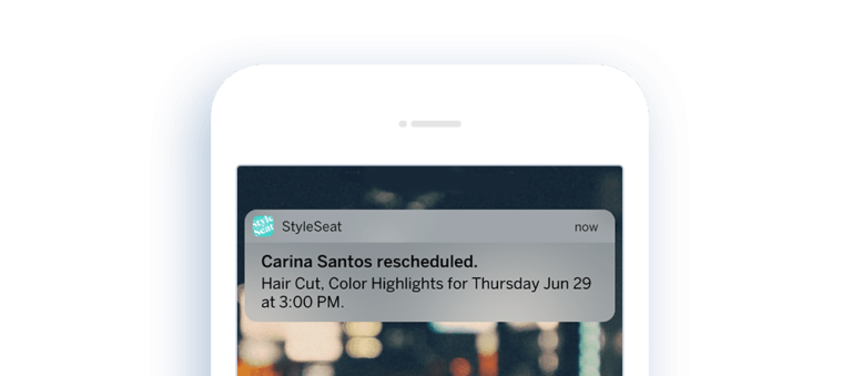 Push Notification Styling The Power of Push Notifications for Independent Stylists - StyleSeat ...
