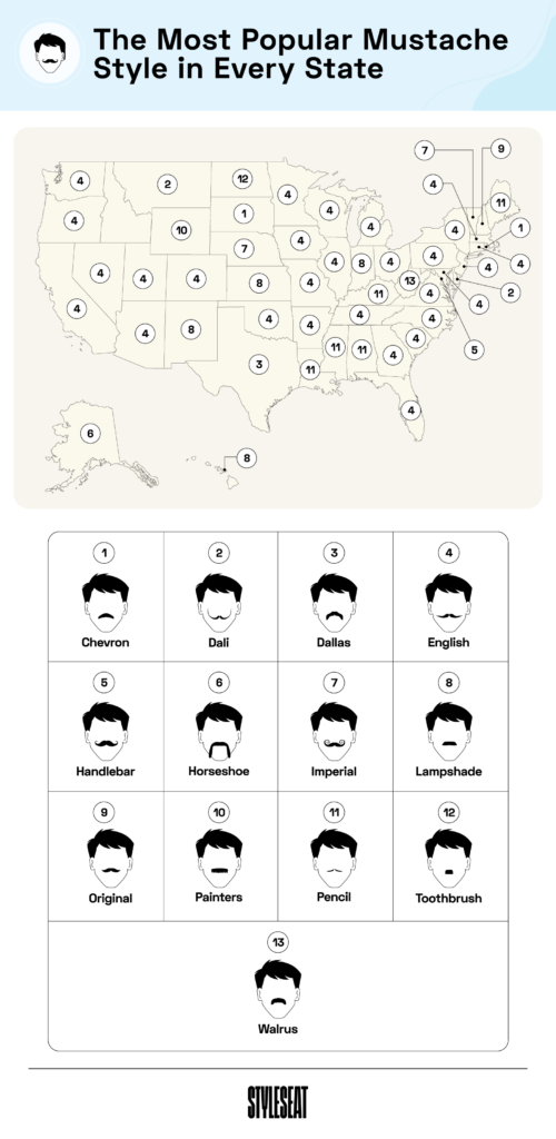 Mustache Normal Map The Most Popular Beard Styles in Every State - StyleSeat Pro Beauty Blog