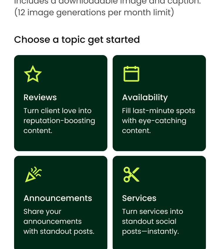 StyleSeat Can Make Your Instagram Posts for you