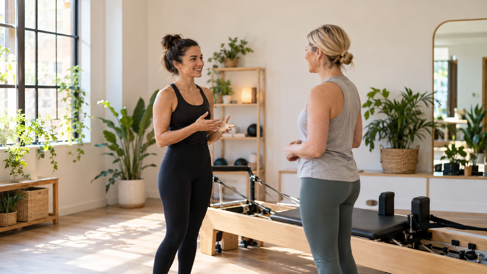 Pilates instructors at work