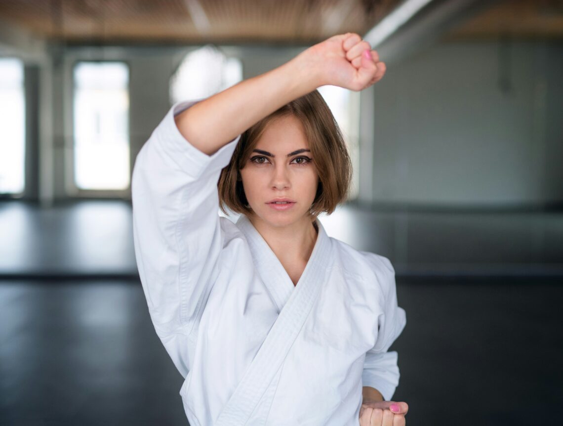 Martial arts instructors at work